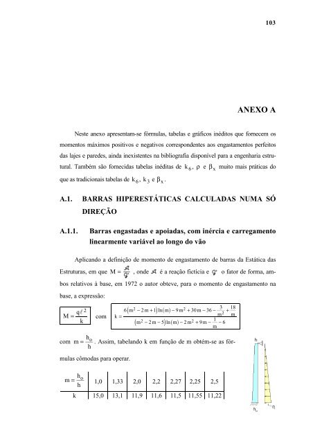 projetos estruturais de reservatórios paralelepipédicos de concreto ...