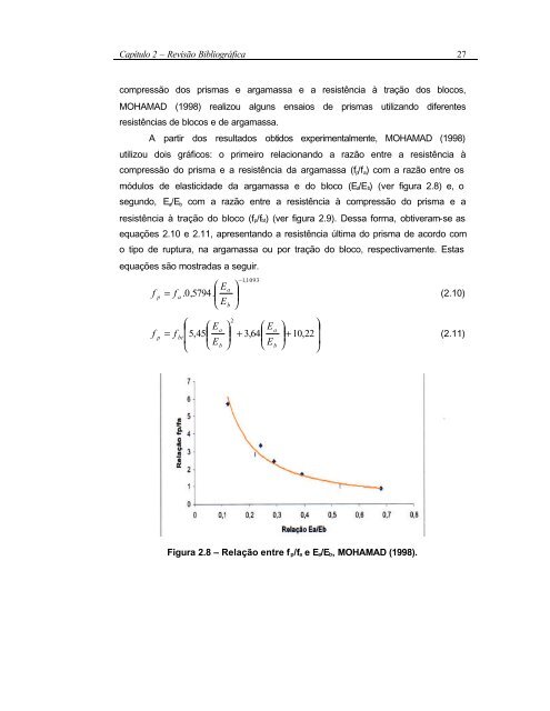 estudo da resistência e da deformabilidade da alvenaria de blocos ...