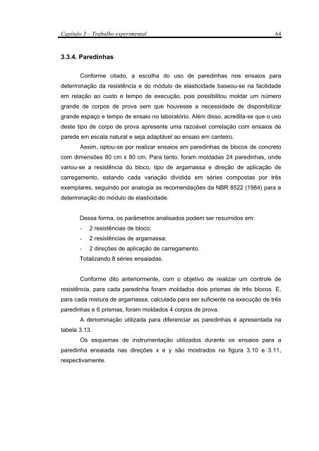 estudo da resistência e da deformabilidade da alvenaria de blocos ...