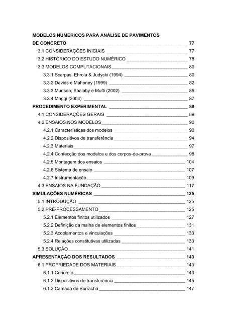 juntas em pavimentos de concreto - Sistemas SET - USP