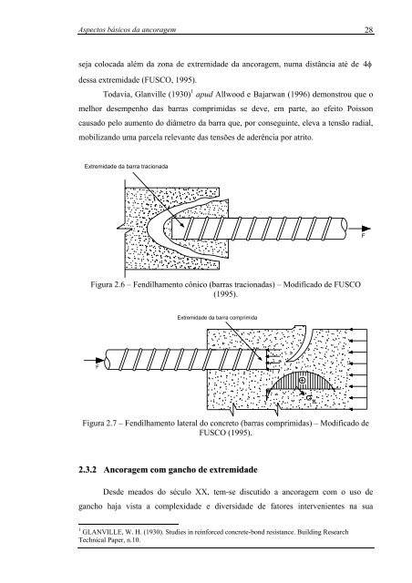 análise numérica da ancoragem em ligações do tipo viga-pilar de ...