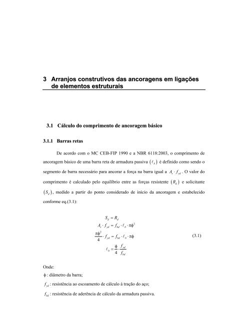 análise numérica da ancoragem em ligações do tipo viga-pilar de ...