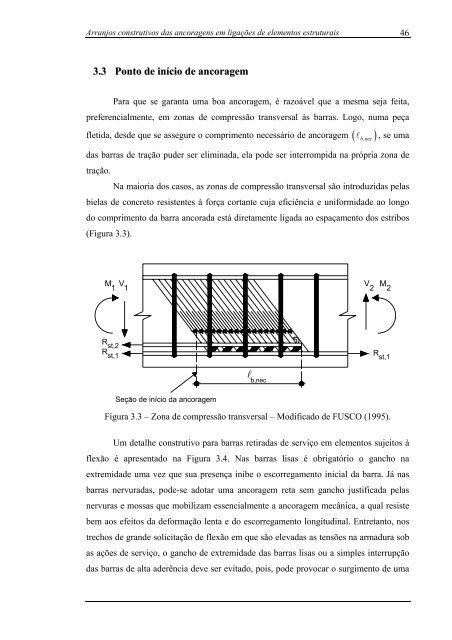 análise numérica da ancoragem em ligações do tipo viga-pilar de ...