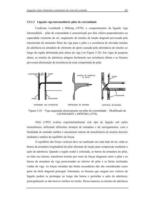 análise numérica da ancoragem em ligações do tipo viga-pilar de ...