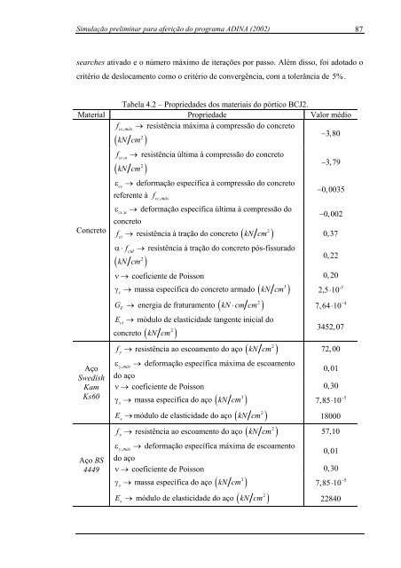 análise numérica da ancoragem em ligações do tipo viga-pilar de ...