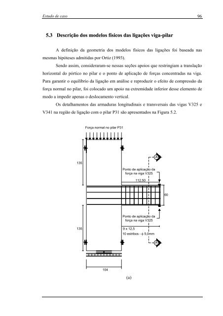 análise numérica da ancoragem em ligações do tipo viga-pilar de ...