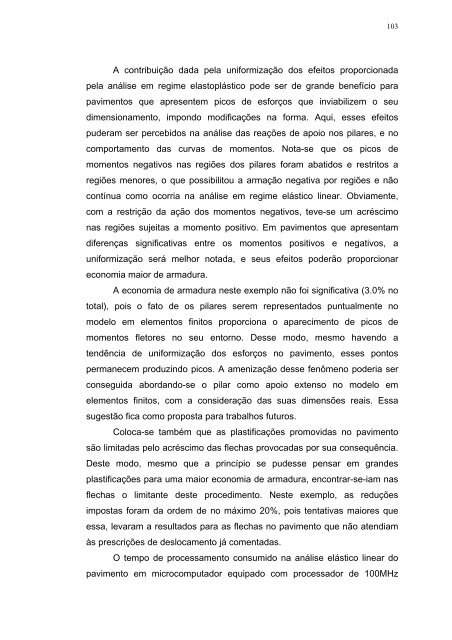 análise de pavimentos de edifícios de concreto armado com a ...