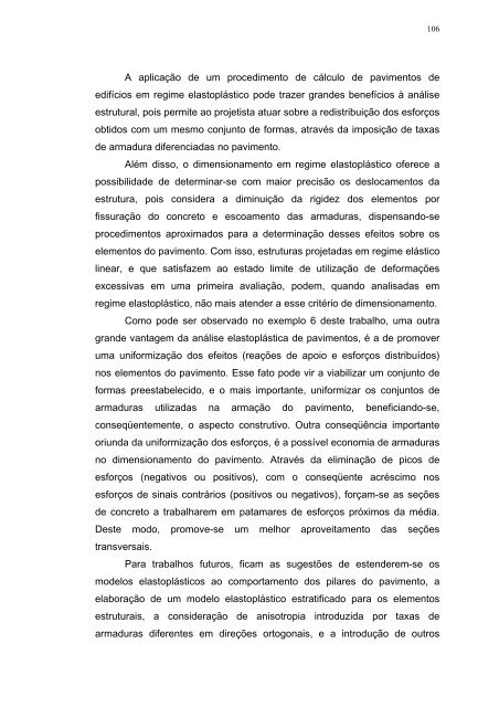 análise de pavimentos de edifícios de concreto armado com a ...