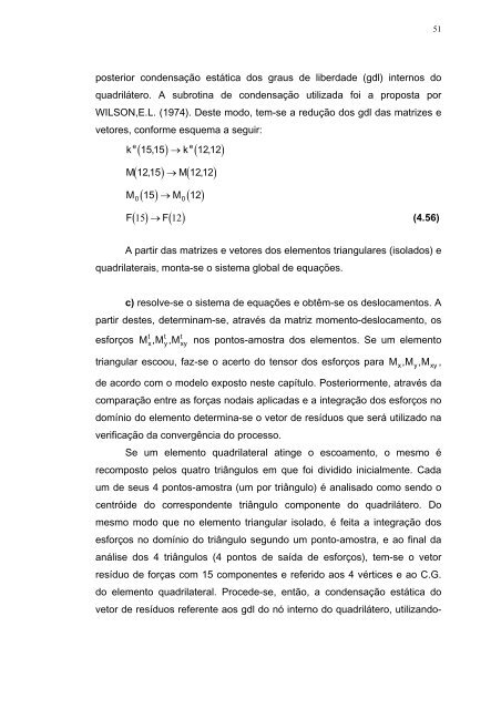 análise de pavimentos de edifícios de concreto armado com a ...