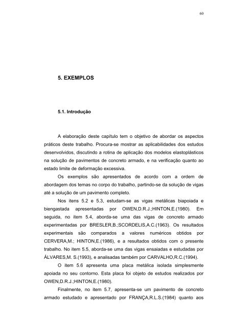 análise de pavimentos de edifícios de concreto armado com a ...