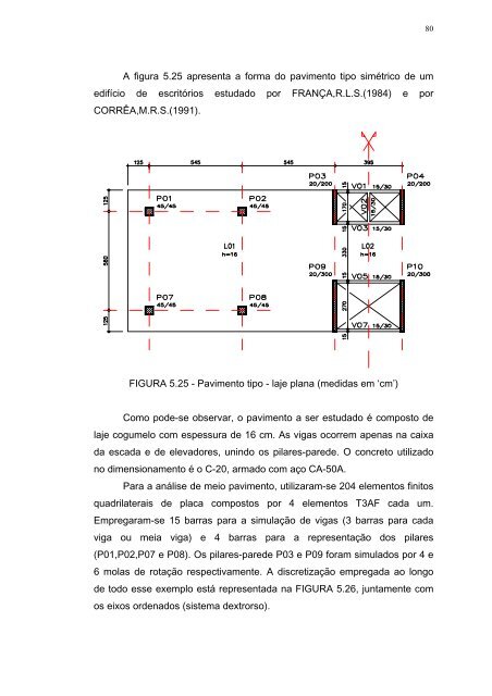 análise de pavimentos de edifícios de concreto armado com a ...