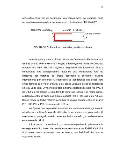 análise de pavimentos de edifícios de concreto armado com a ...