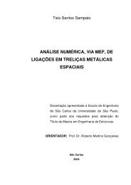 análise numérica, via mef, de ligações em treliças metálicas espaciais