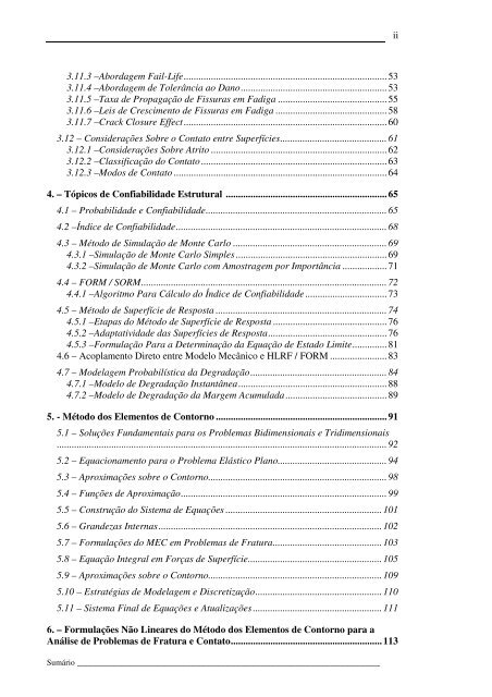 Modelos Não Lineares do Método dos Elementos de Contorno para ...