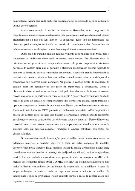 Modelos Não Lineares do Método dos Elementos de Contorno para ...