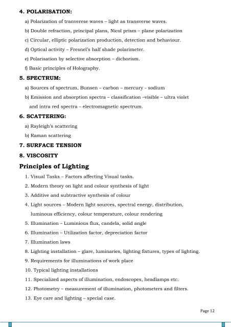 M.Sc. (Optometry) Syllabus & Regulations - Tamil Nadu Dr. MGR ...