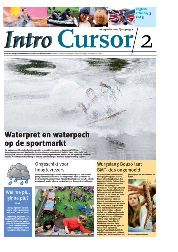 Waterpret en waterpech op de sportmarkt - Technische Universiteit ...