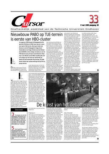 Cursor 1996-33 - Technische Universiteit Eindhoven