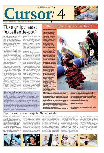 TU/e grijpt naast 'excellentie-pot' - Technische Universiteit Eindhoven
