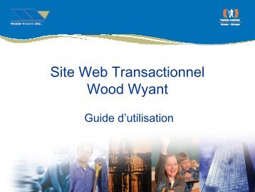 Commander en ligne - Wood Wyant