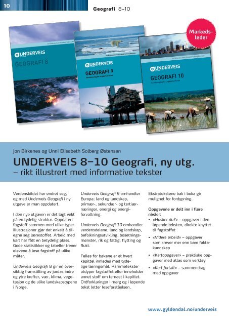 260399 GR Katalog 2009 Ungdomstrinnet 9-100-002 - Gyldendal ...