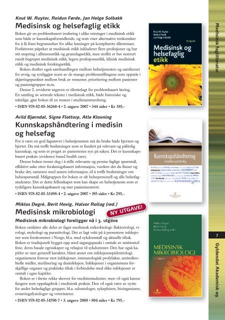 medisin katalog - Gyldendal Norsk Forlag