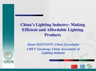 China's Lighting Industry: Making Efficient and Affordable Lighting ...