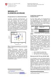 Merkblatt Minibar (ersetzt S.A.F.E. Merkblatt 2006)