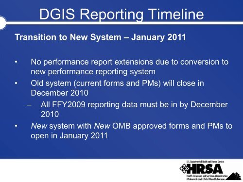 MCH Training Program Performance Measures - HRSA