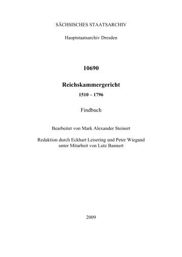 10690 Reichskammergericht 1510 – 1796