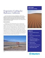 Evaporative Cooling for Badwater, California - Munters