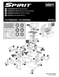 Aufbauanleitung Spirit Premium E 210 - Weber - Der Grill. Das ...