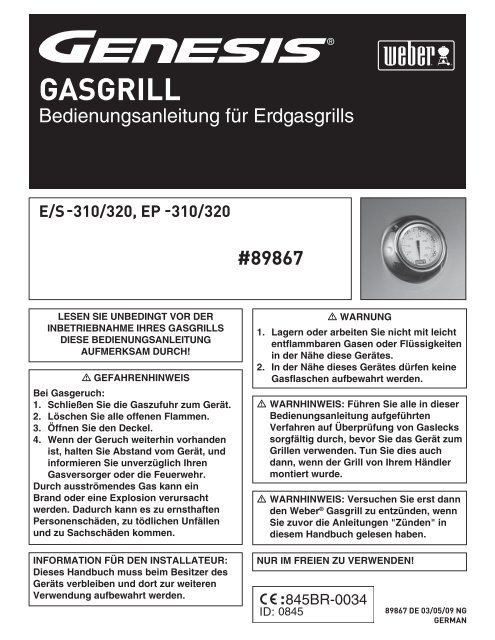GaSGrill - Weber - Der Grill. Das Original.