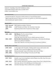 CV in PDF - UCI Webfiles - University of California, Irvine