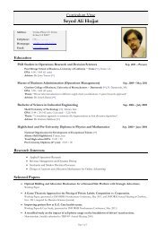 Seyed Ali Hojjat - UCI Webfiles - University of California, Irvine