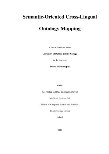Semantic-Oriented Cross-Lingual Ontology Mapping