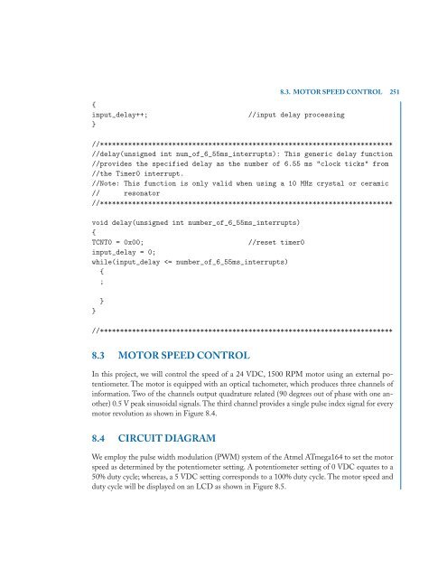 Embedded Systems Design with the Atmel AVR Microcontroller Part II