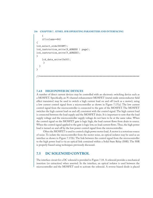 Embedded Systems Design with the Atmel AVR Microcontroller Part II