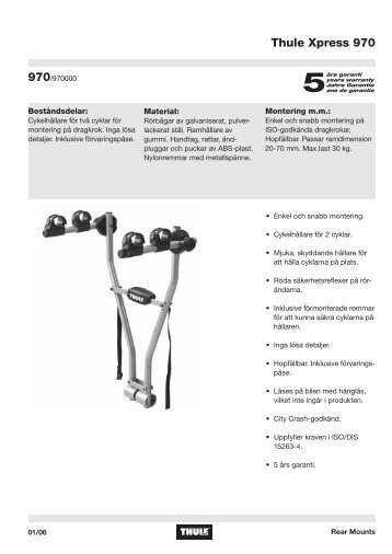 Thule Xpress 970 - Mekonomen