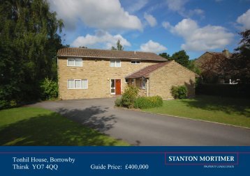 Tonhil House, Borrowby Thirsk YO7 4QQ Guide Price ... - Expert Agent