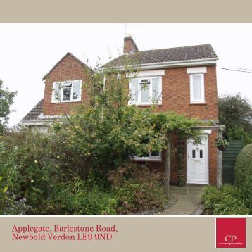 Applegate, Barlestone Road, Newbold Verdon LE9 9ND - Vebra