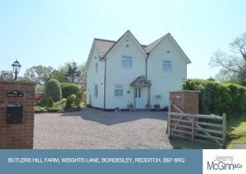 butlers hill farm, weights lane, bordesley, redditch, b97 6rq