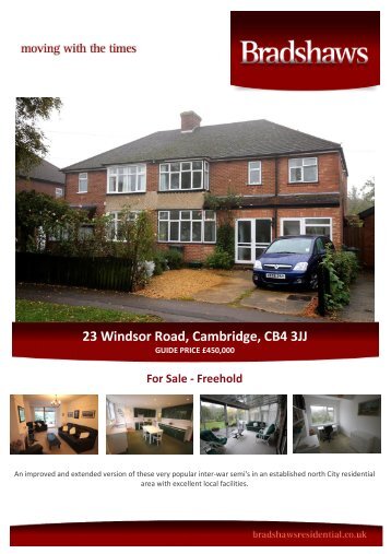 23 Windsor Road, Cambridge, CB4 3JJ - The Guild of Professional ...