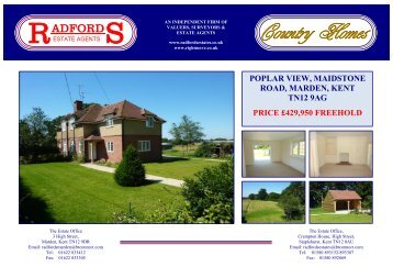poplar view, maidstone road, marden, kent tn12 9ag - The Guild of ...