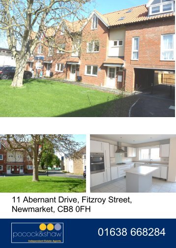 11 Abernant Drive, Fitzroy Street, Newmarket, CB8 0FH