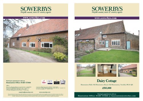 Dairy Cottage The Guild Of Professional Estate Agents