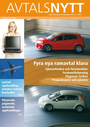 Fyra nya ramavtal klara - Textalk Webnews