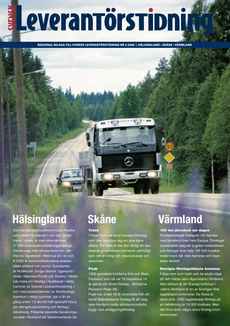 Hälsingland Skåne Värmland - Textalk Webnews