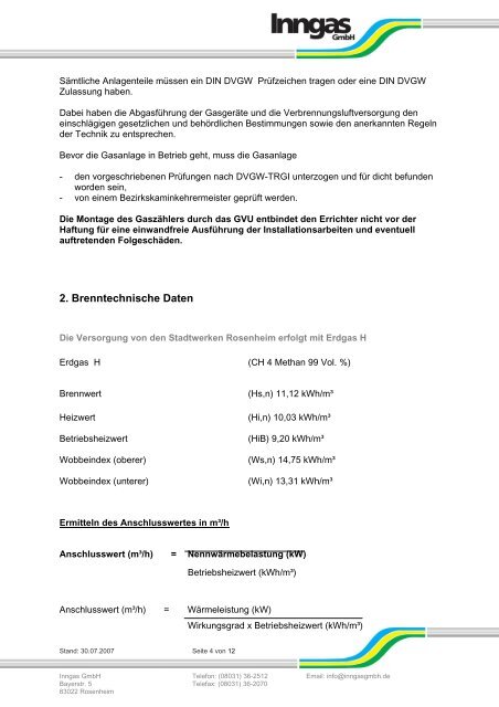 PDF Technische Anschlussbedingungen Gas