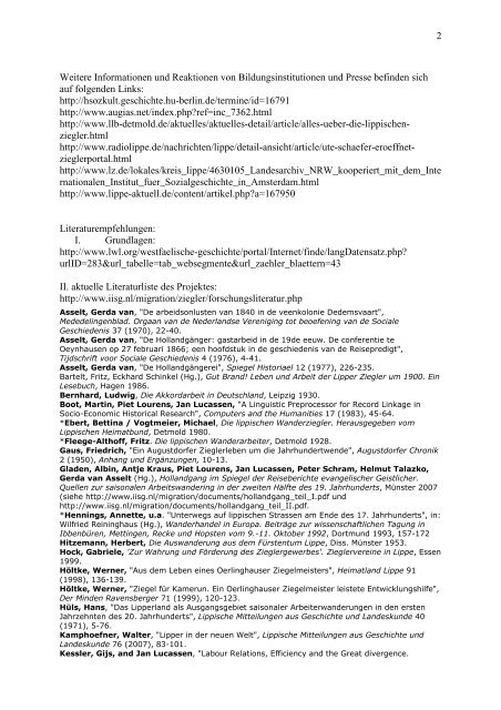 Lehrerinfo Zieglerportal (pdf-Datei) - Archive in Nordrhein-Westfalen